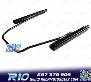 KIT ASIENTO DEPORTIVO SEMI BAQUET ESTILO RS ALCANTARA CUERO