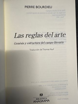 Las Reglas del arte génesis y estructura del ca...