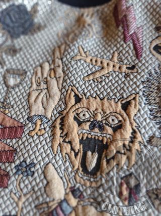 Giacca bomber fantasia tattoo