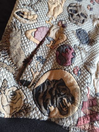 Giacca bomber fantasia tattoo