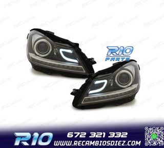 FAROS MERCEDES W204 11-14 LUZ DIURNA LED TUBE LIGHT + LED FO