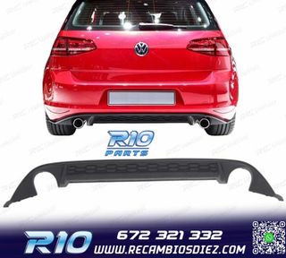 DIFUSOR VOLKSWAGEN GOLF 7 12-17 LOOK GTI