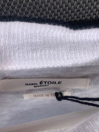 Camiseta Isabel Marant Talla 36 lino nueva con eti