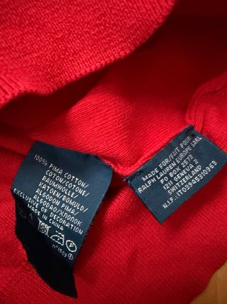 Jersey Polo Ralph Lauren Rojo Talla M