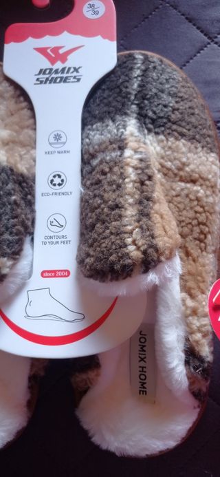 Pantofole Jomix Unisex Beige/Marrone Taglia 38/39