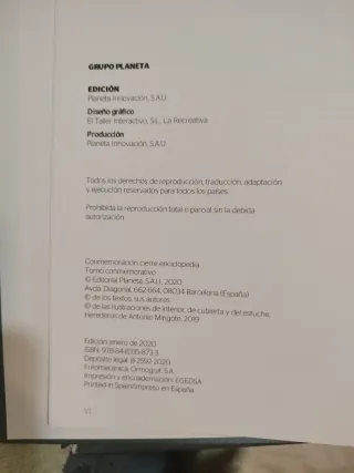 Enciclopedia Arrigote Conmemoración Cierre