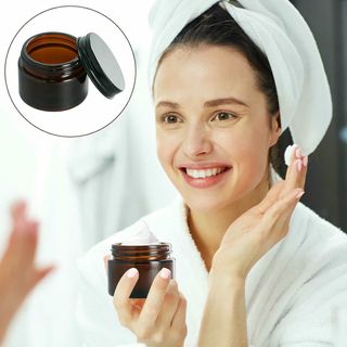 Barattoli in vetro ambra 20ml, 30ml, 50ml (8 unità)