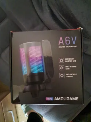 Microfono Gaming RGB