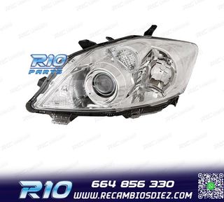 FARO IZQ XENON PARA TOYOTA AURIS 10-13 CROMO