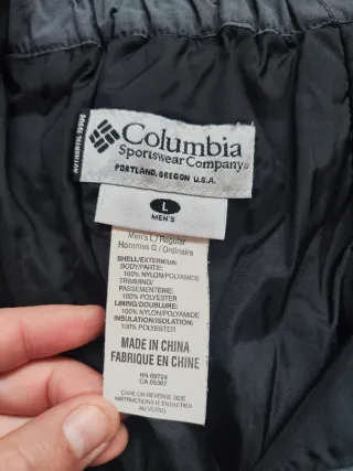 Columbia Pantalone Salopette Sci/Snowboard Uomo L