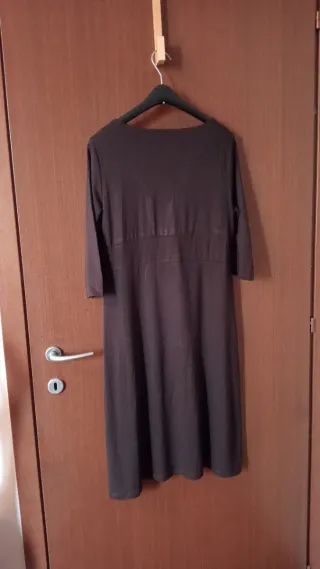 Vestito marrone Fiorella Rubino viscosa