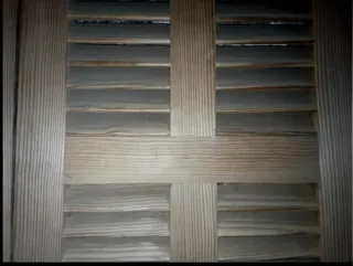 lote persianas mallorquinas de madera (4 unidades)