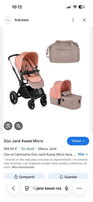Dúo Jané Kawai Micro Rosa Pale