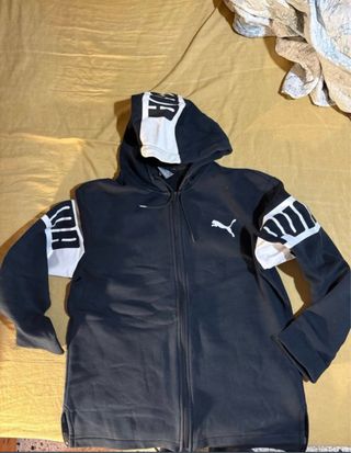 Chándal Puma Negro y Blanco