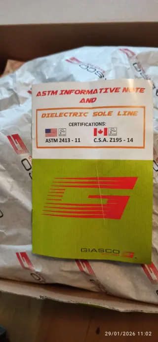 Giasco, Bota de seguridad para eléctricos