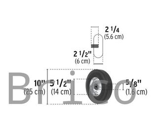 Carretilla Almacén Aluminio Impinchable - 300 Kg - Truper