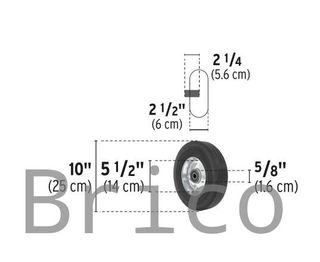Carretilla Almacén Aluminio Impinchable - 300 Kg - Truper