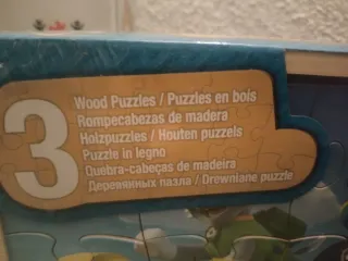 Puzzle Madera Patrulla Canina 3 Piezas