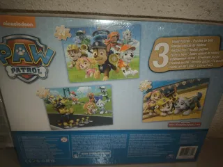 Puzzle Madera Patrulla Canina 3 Piezas