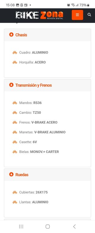 Bicicleta Paseo B-Pro Urban Life 26