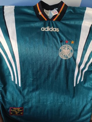 Camiseta Alemania 1996 Adidas Verde
