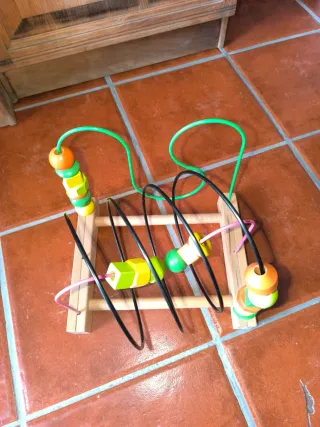 Juego de Cuentas de Madera Infantil