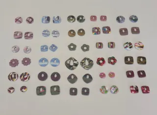 Pendientes arcilla polimérica para montar