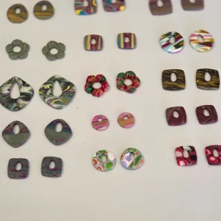 Pendientes arcilla polimérica para montar