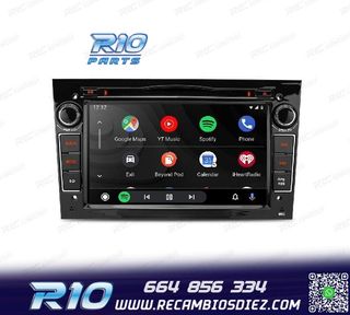 RADIO GPS ANDROID 11 PARA OPEL ASTRA H VIVARO ZAFIRA VECTRA