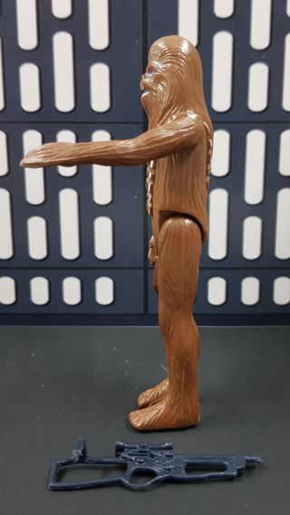Star Wars Chewbacca PBP y arma Made in Spain 1977