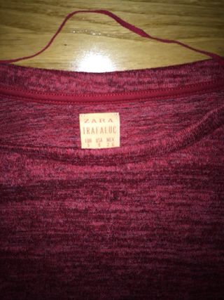 Jersey Zara Manga Francesa Talla S