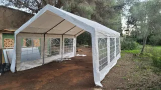 Carpa 4x6  fiestas y eventos. Marca Alemana. 1 uso