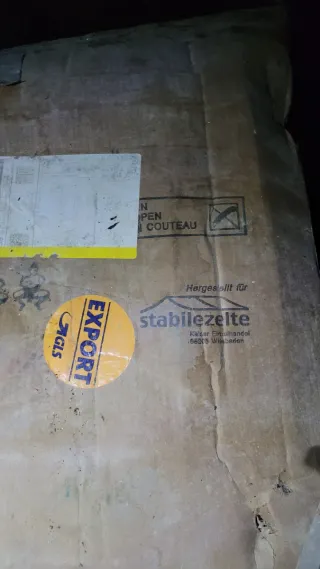 Carpa 4x6  fiestas y eventos. Marca Alemana. 1 uso