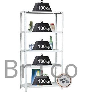 Estantería Metálica 2000x1000x400 mm - 500 Kg