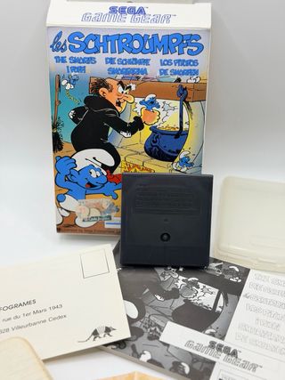 Sega Game Gear Los Pitufos