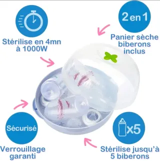 Tigex Esterilizador biberones microondas