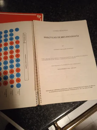 Método Caballero Mecanografía al Tacto 1 y 2