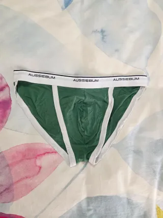 Slip Aussiebum Verde Hombre
