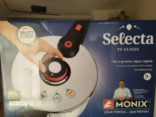 Olla a presión rápida Monix Selecta 9L
