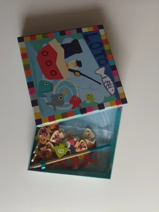 Gioco della pesca in legno