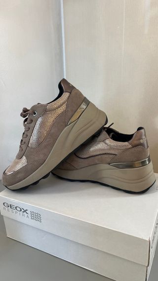 Zapatillas Geox Color Taupe
