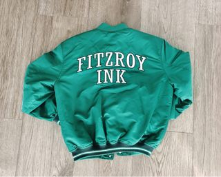 Chaqueta Bomber Zara Verde Talla M