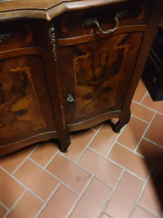 2 credenze anni 60/70 con alzatina