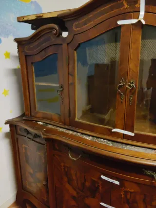 2 credenze anni 60/70 con alzatina