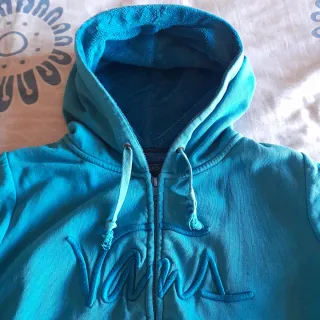 Sudadera Vans  interior pelo - turquesa mujer L.
