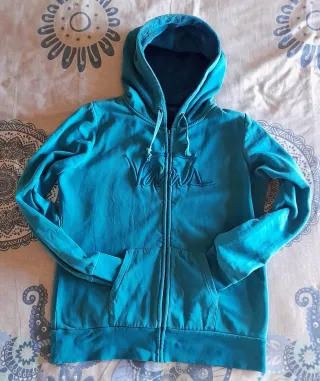 Sudadera Vans  interior pelo - turquesa mujer L.