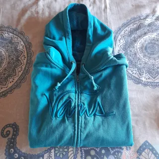 Sudadera Vans  interior pelo - turquesa mujer L.