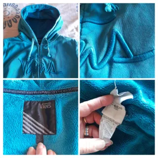 Sudadera Vans  interior pelo - turquesa mujer L.