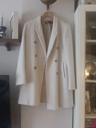 Chaqueta Zara Beige Talla M