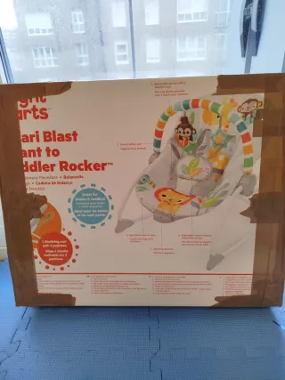 Hamaca Bright Starts Safari Blast con vibración